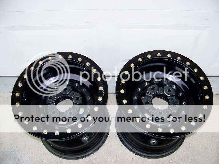 SFI 15.4 Sanders 16x16 Beadlock Rear Racing Wheels FOR SALE